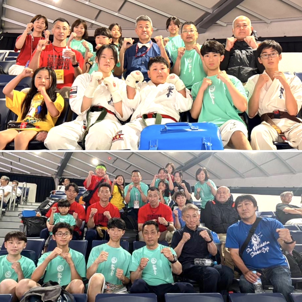 カラテドリームフェスティバル2026国際大会に出場した新極真会外舘道場の選手たち